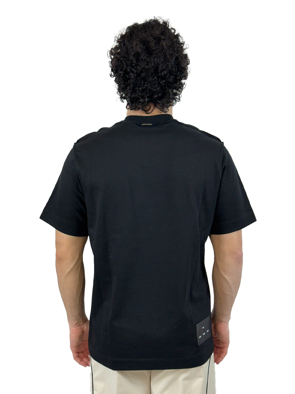 YES LONDON T SHIRT TAGLIO ROVESCIO XM4271 NERA