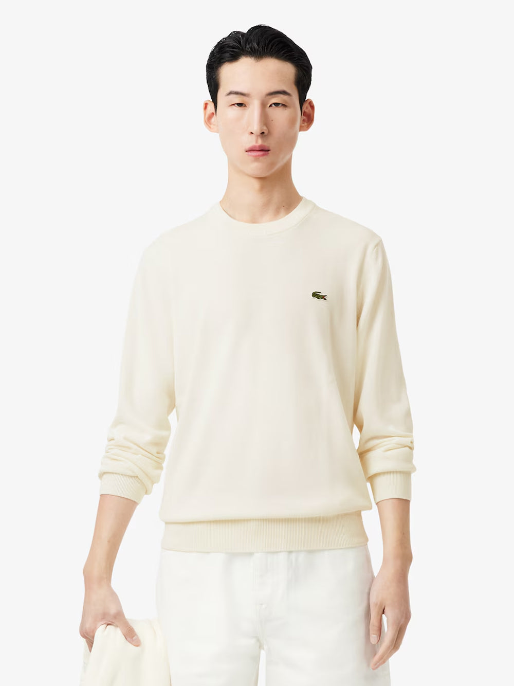 LACOSTE PULLOVER AH0128 00 70V BIANCO
